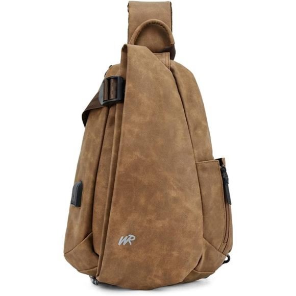 Crossbody Sling Bag for Men Small Backpack One Shoulder Bag Water Resistant - Picture 3 of 7